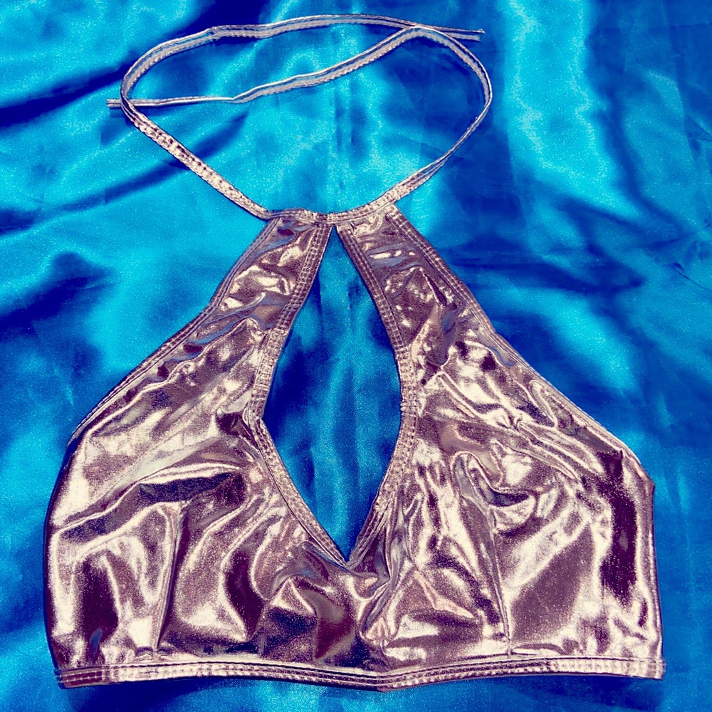 Silver rave top